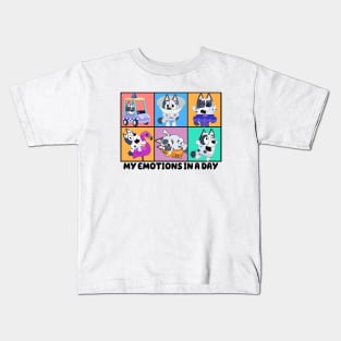 Muffin My Emotions In A Day Kids T-Shirt